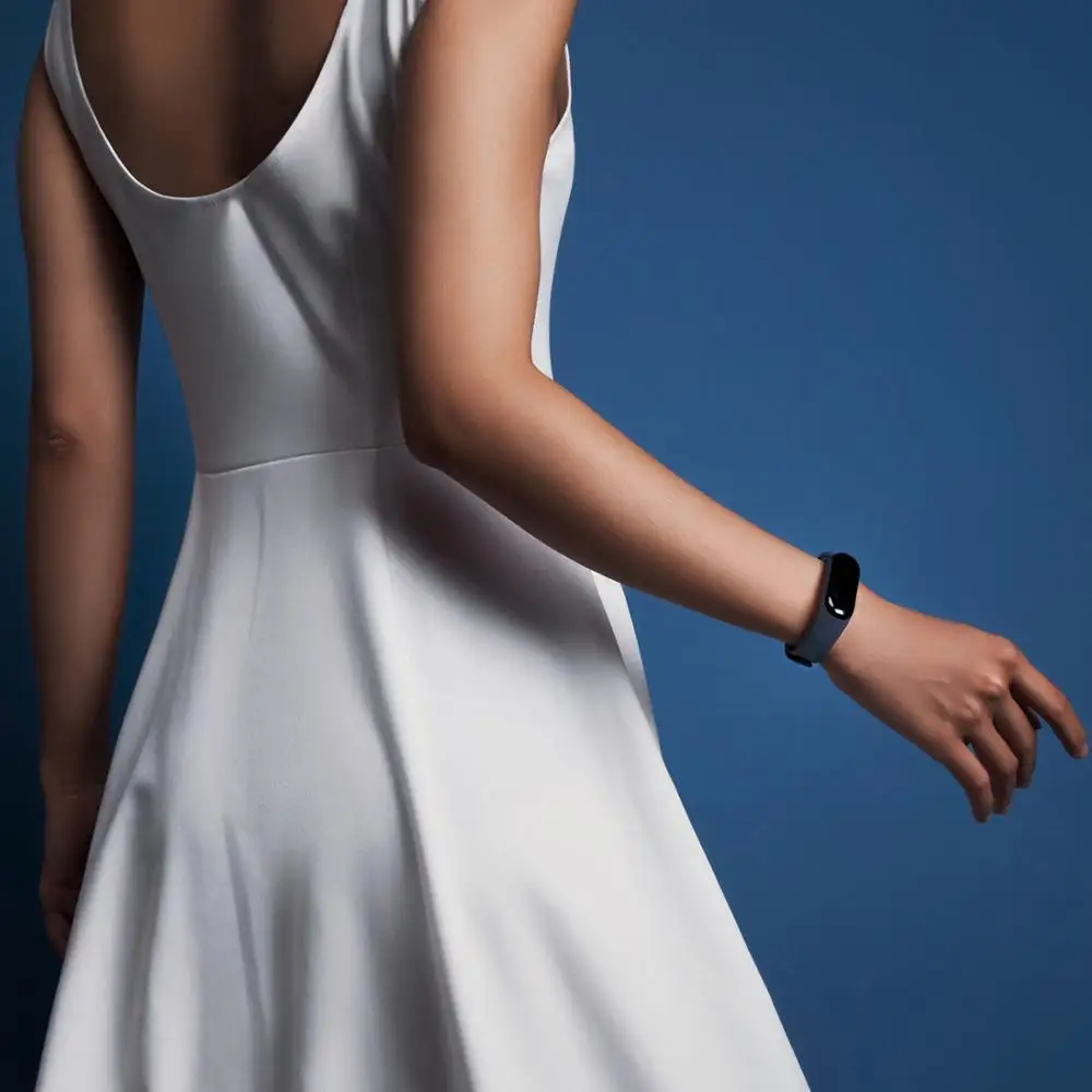 Горячая Распродажа оригинальный Xiaomi Mi Band 3 OLED сенсорный большой экран 20 дней в режиме ожидания водонепроницаемый