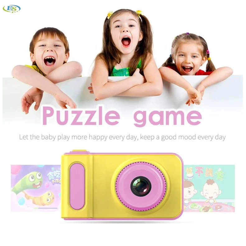 Amazon горячие продажи на День Благодарения, подарок на день рождения для детей цифровая мини-камера 2 дюймовый экран детская камера