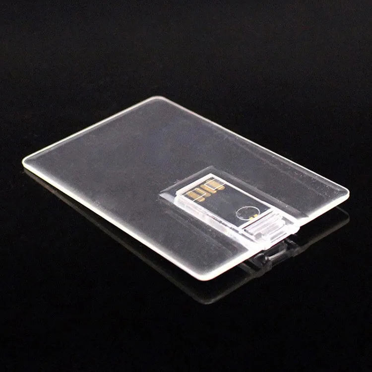 Gitra Transparent Card Flash Memory  Credit Card Size Usb Memory Stick Business Card