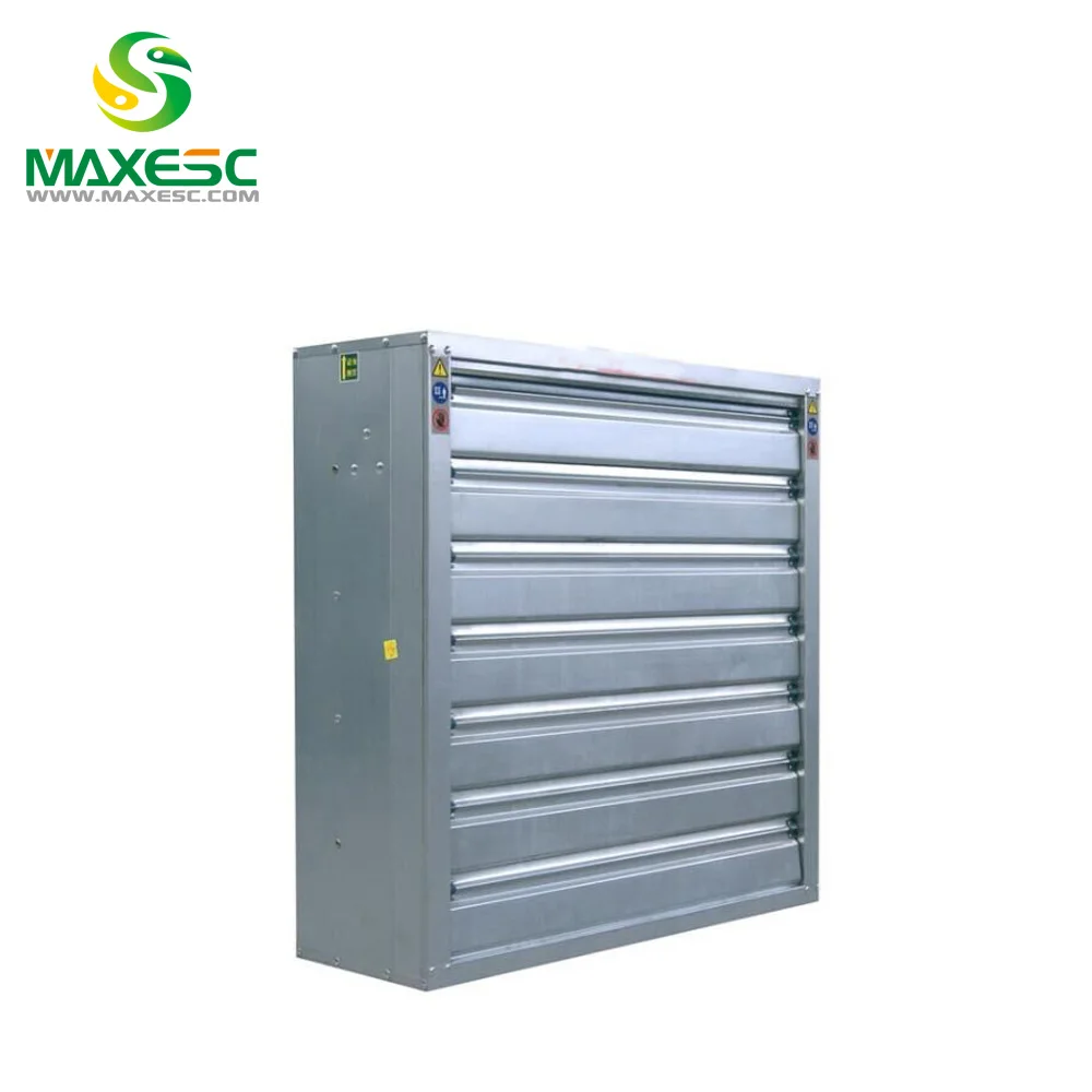 ESC-1100HE 48 Inch Poultry Louver Metal Frame Exhaust Fan For Generator