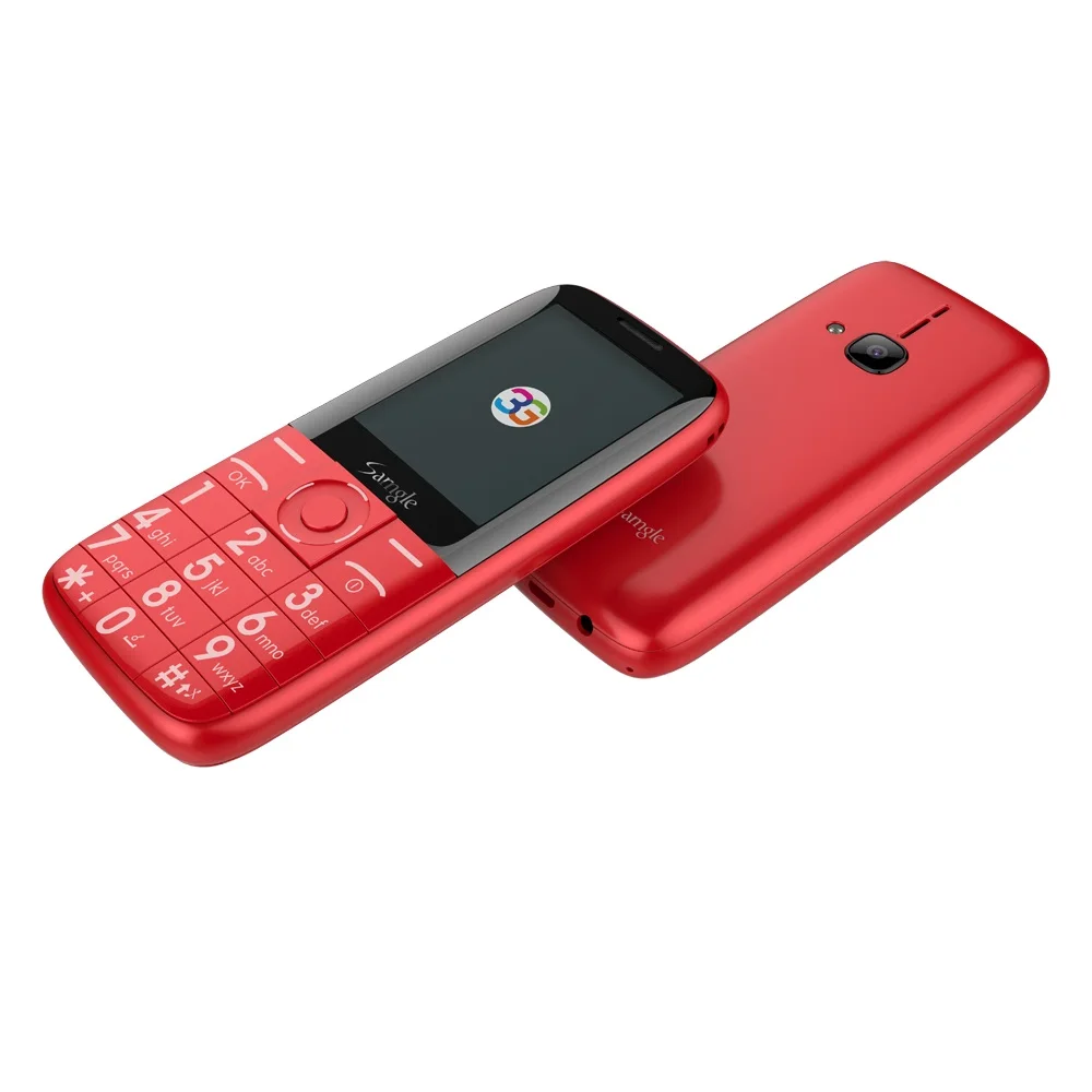 
Hot Selling 2.4 inch 3G Feature Phone Bar Type Dual Sim Card 
