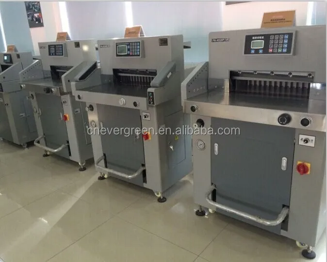 China Factory Hydraulic System 72 cm Electric Guillotine, 28 Inch Paper Cutting Machine