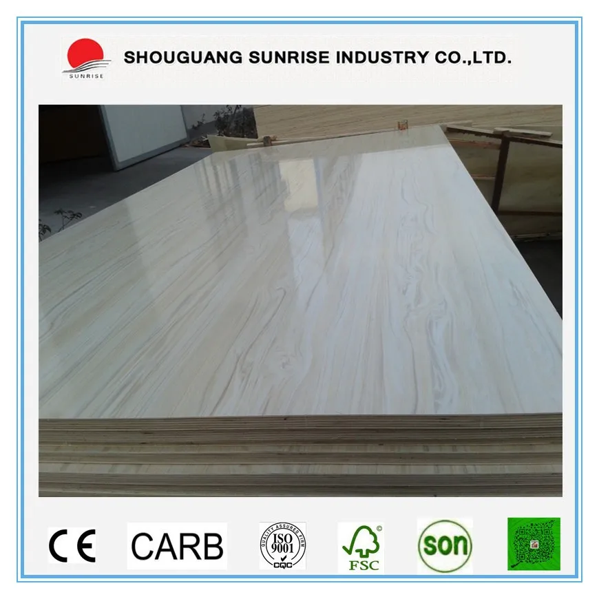 marine grade melamine paper laminated plywood for making furniture and cabinet
