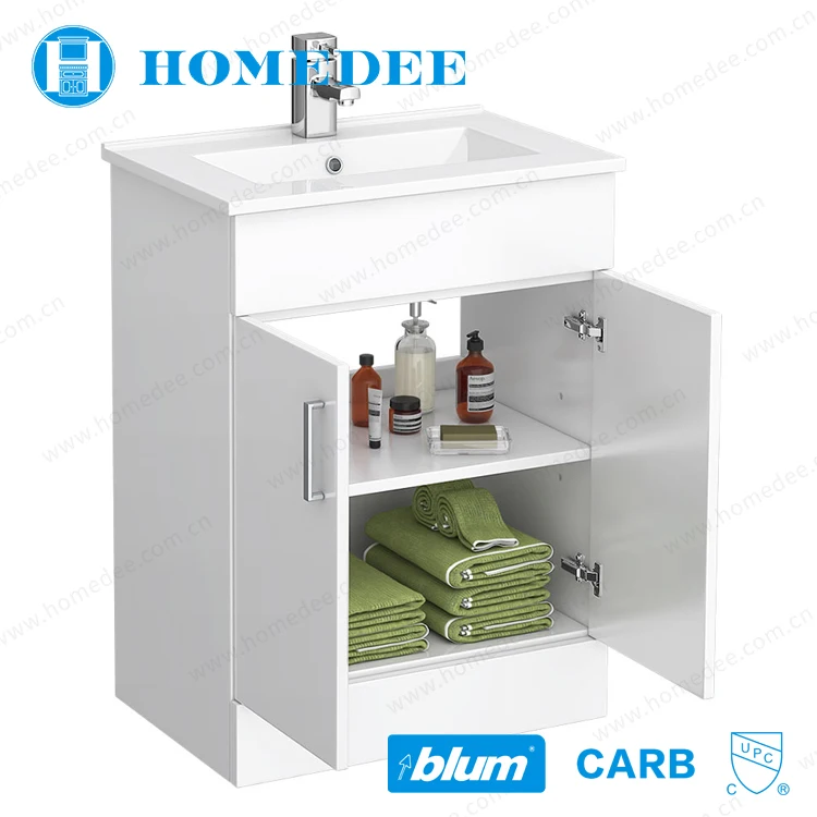 Homedee european style pvc bathroom cabinet vanity