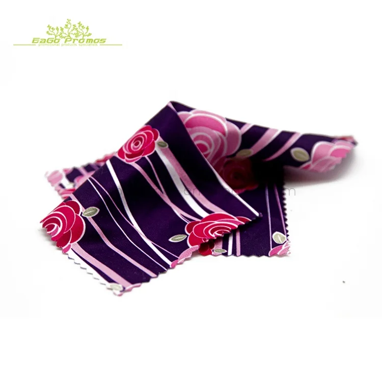 2024 2025 Wholesale Customized Size Polyester Microfiber Lens Screen/ Glasses/ Mobile Phone Cleaning Cloth