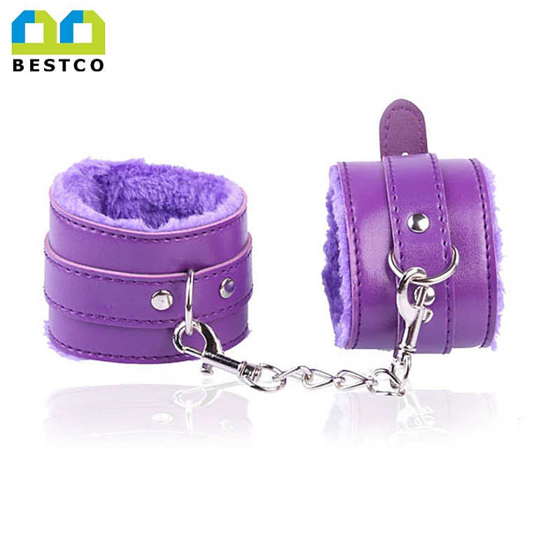 Plush bondage fetish bdsm handcuffs sex toy