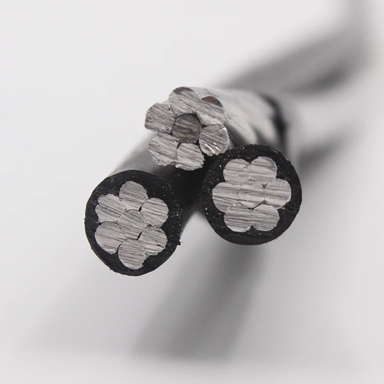 Power transmission line electric cable three phase overhead abc cable