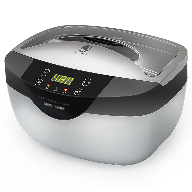 New Ultrasonic Ultra Sonic Bath Compact Cordless Jewellery Ring Coin Diamond Watch Dentures Sonic Cleaner