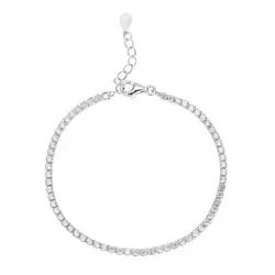 ZHILIAN Bracelet Accessories Micro-inlaid Cubic Zirconia 925 Sterling Silver Diamond Tennis Bracelet