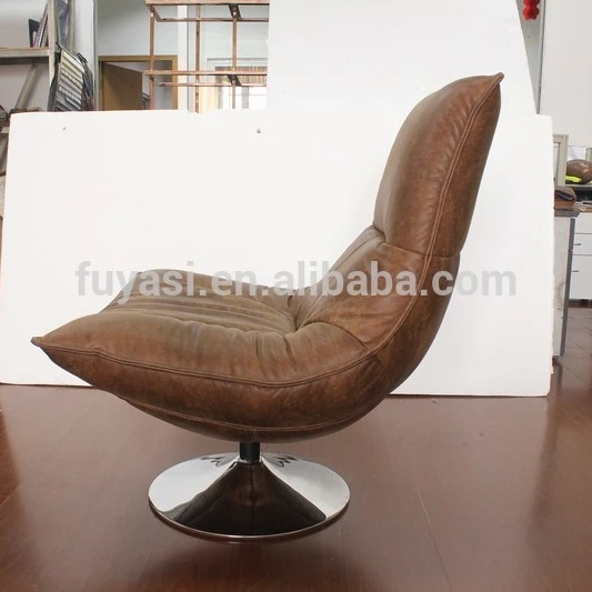 swivel chair rolling chair vintage leather chair