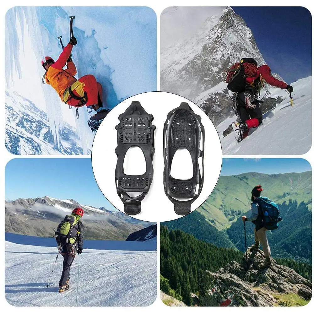 Нескользящие захваты для льда, шипы для обуви, снежные шипы для альпинизма