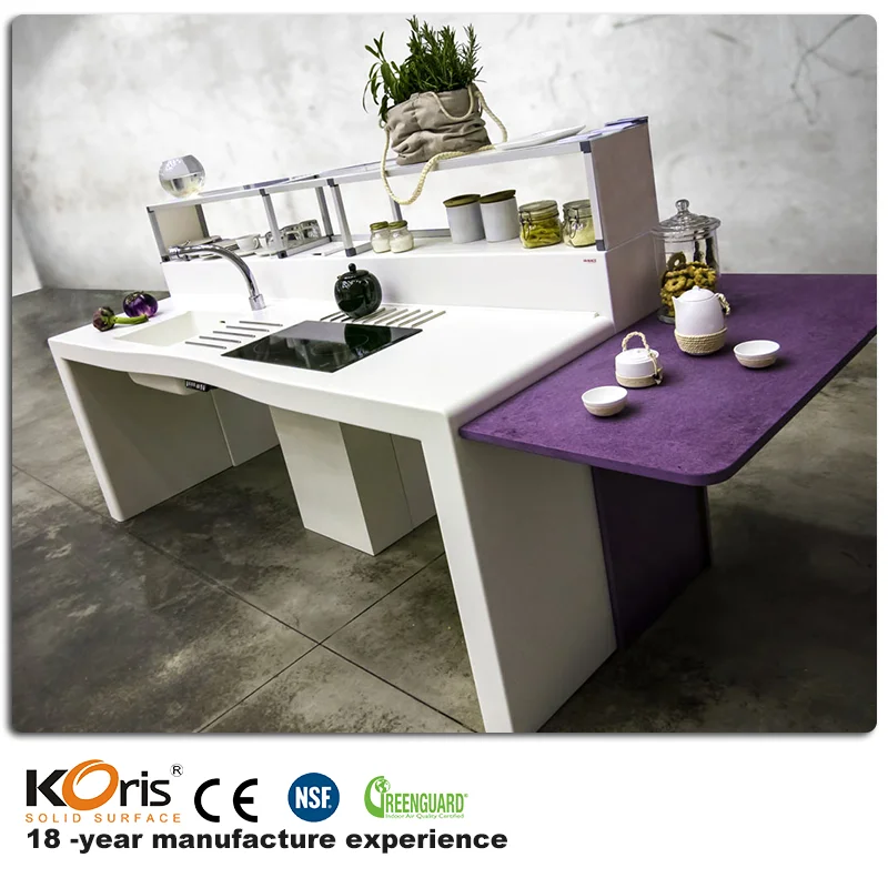 white milky quartz stone HIMACS solid surface tiles vanity top