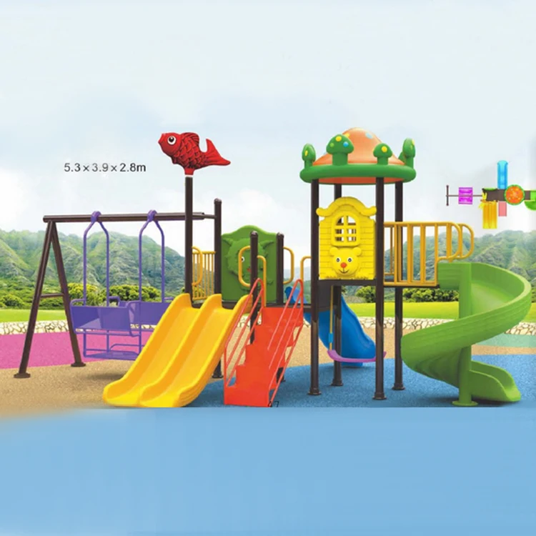 Профессиональное производство, детская пластиковая горка, школьная качели, игровая площадка