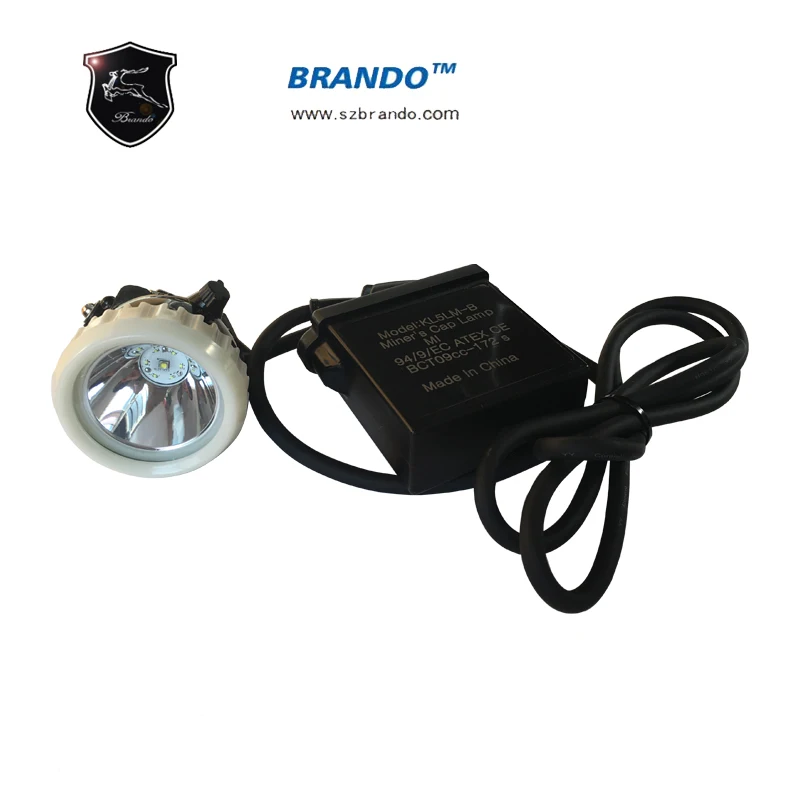 10000lux led flashlight kl5m corded mining cap lamp headlamp waterproof miners cap lamp
