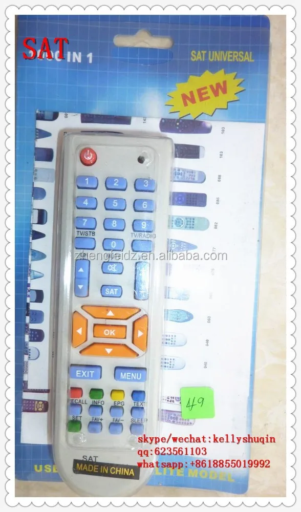 SAT universal remote control 2000 in 1