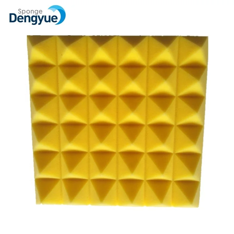 Colorful recording studio noise reduction acoustic materials pu panel  foam