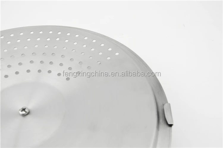 Kitchen Equipment For Home Two Ears Stainless Steel Pasta Pot With Strainer Lid