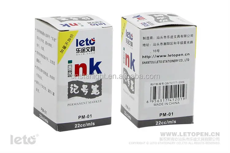 Permanent Marker Ink Refill Ink for Permanent Marker PM-01