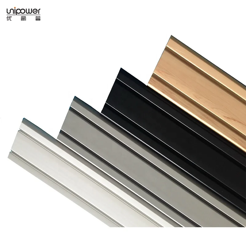 Heavy duty pvc slatwall for hanging display and garage storage track slatwall panels