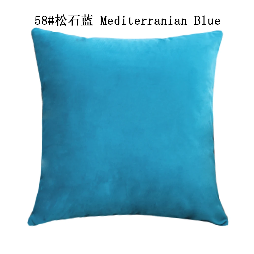 2020 Hot Sell Nordic Style Modern Dutch Velvet Velour Sofa Cushion Cover Custom Plain Pillow Cover