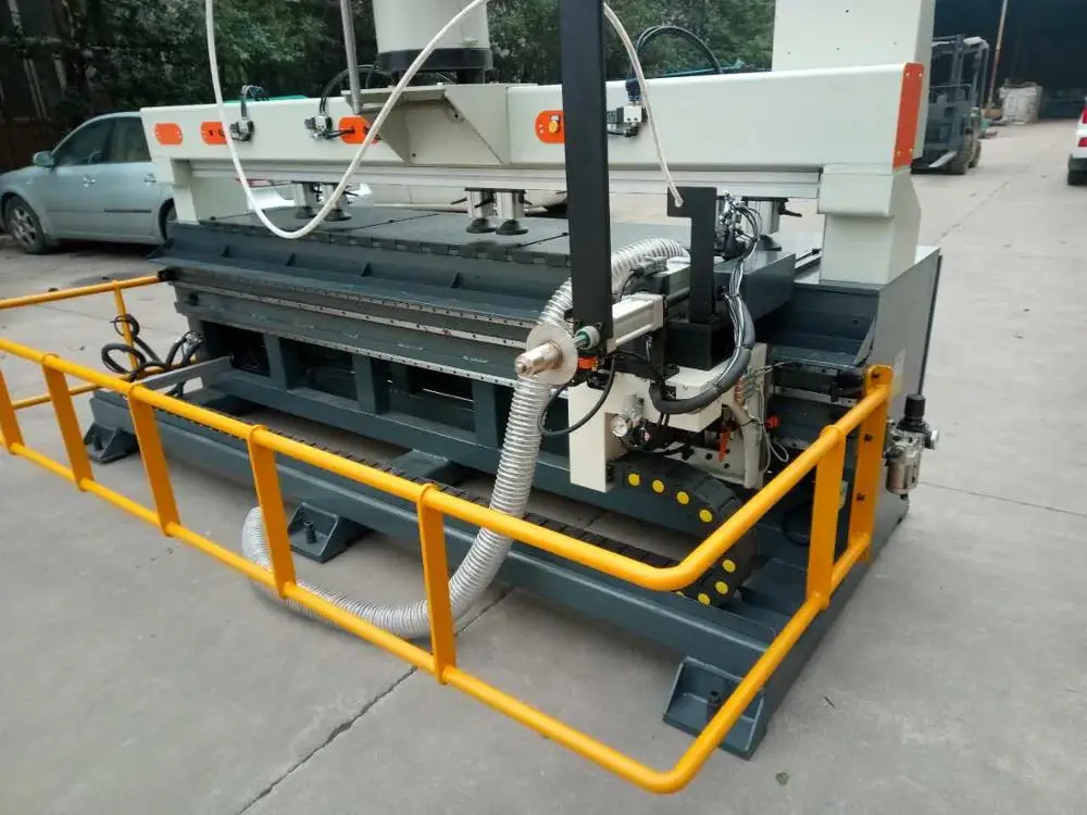 
wood boring and inserting dowel machine 