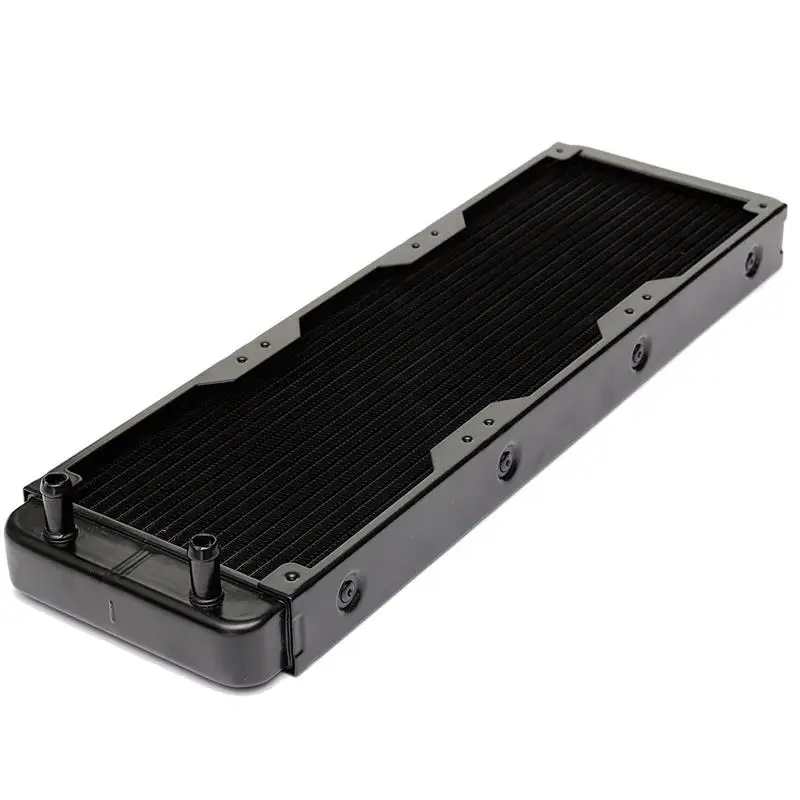 Newest 360mm Aluminium Computer Water Cooling Discharge Liquid Heat Exchanger Threaded Thread Radiator for CPU LED Heatsink