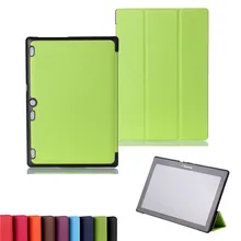 PU Leather Stand Cover Case for Lenovo Tab 2 A10-70 A10-70L A10-70F A10 70 10.1″ Tablet + 2 Pcs Screen Protector Free Shipping