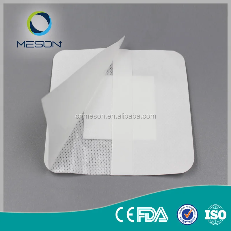 medical sterile nonwoven absorbent surgical adhesive plaster wound dressing pad
