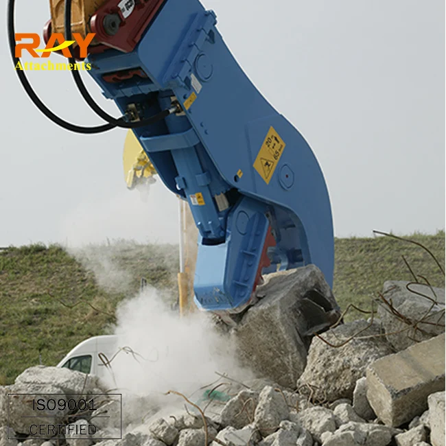 Mini Excavator Crusher Attachment Construction Pulverizer Hydraulic Concrete Shear
