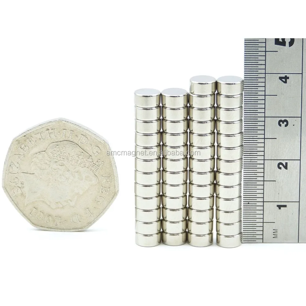 Small Round NdFeB Neodymium Disc Magnets  N35