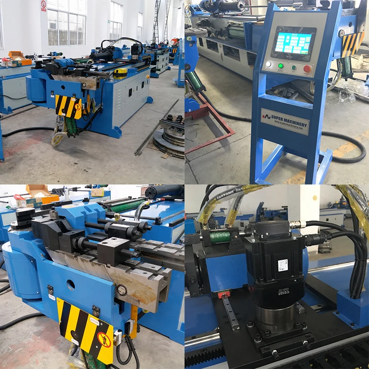 38mm 3 Axis Servo Motor  Stainless Steel  Cnc Tube Pipe Bending Machine