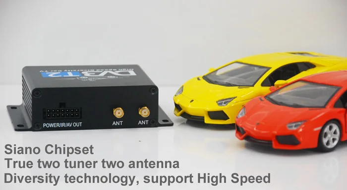DVB-T220 car DVB-T2 transmitter full HD dvb-t2 digital TV receiver Siano chipset high speed