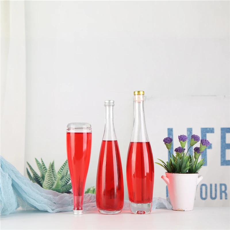
Buy Single Item Transparent 375Ml 500Ml 750Ml Wine Glass Bottle Ice Vodka Wine Glass Bottle 