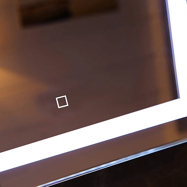 Fog Free Smart Illuminated Bathroom Mirror For Hotel Use