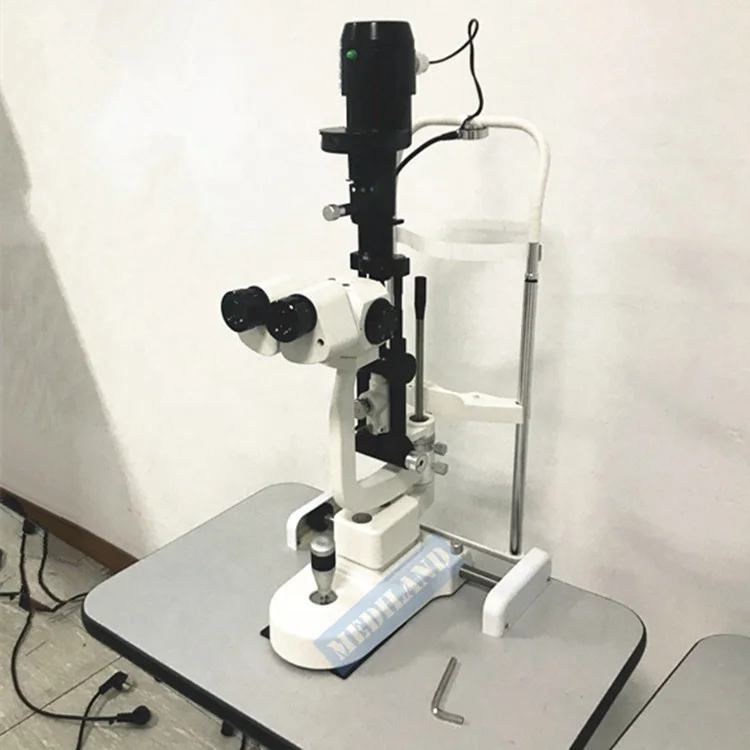 Best selling ML-SL5D Drum 5 Mag. Tower type Slit lamp Halogen and  LED light source is for choice can be upgraded to digital one