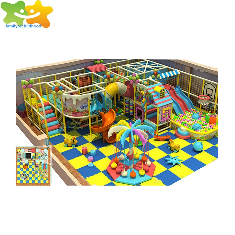 pvc material children indoor playground maze for baby area