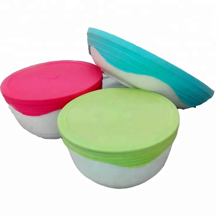 Wholesale Silicone Reusable Storage Container Lids Food Covers Silicone Stretch Lids BPA Free