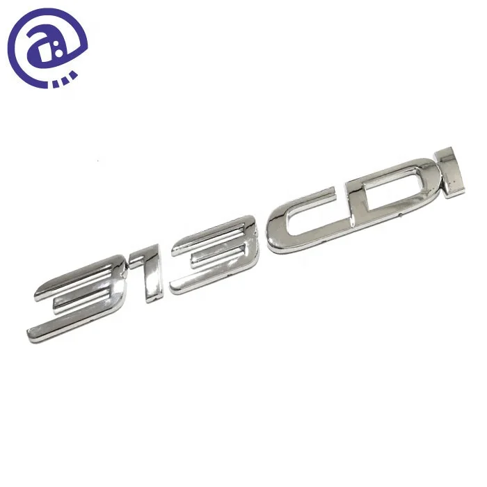 Professional OEM Items Trunk Emblem Type Durable ABS Injection Self Adhesive Chrome Plastic Car Letter Emblem