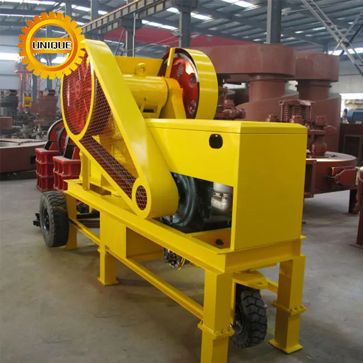 High Quality Portable Small Diesel Engine Jaw Stone Crusher