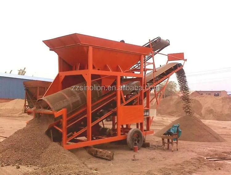 Ротационное компостное удобрение, Кора, троммер, сито, поставщик для просеивания песка