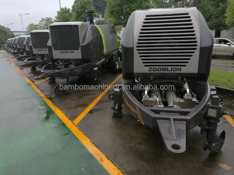 Лучший сервис использованный стационарный бетононасос Zoomlion