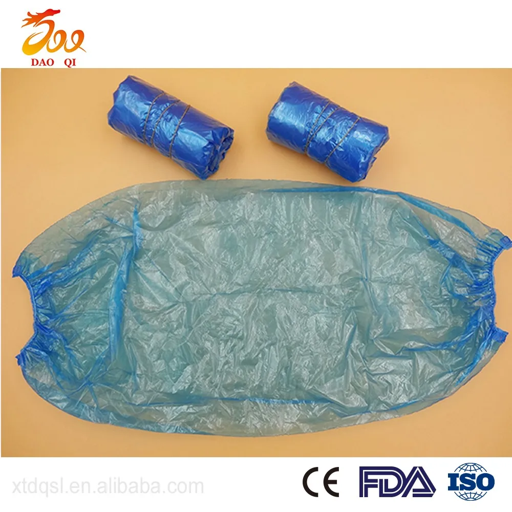 Дешевый водонепроницаемый пластиковый одноразовый чехол для рук