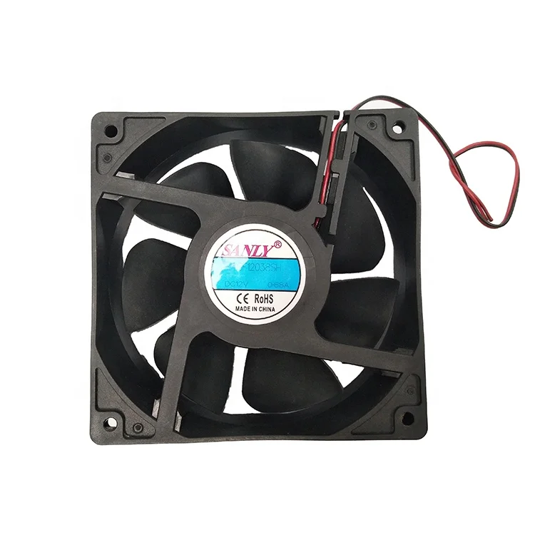Guangdong Manufacturer Sell Ip44 Plastic 12v 1.80w Dc Cooling Pwm Axial Flow Exhaust Fan SANLY