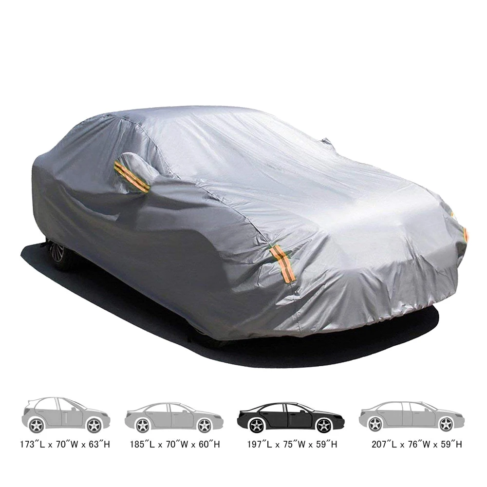 PEVA compound cotton material durable high quality outdoor full car cover waterproof