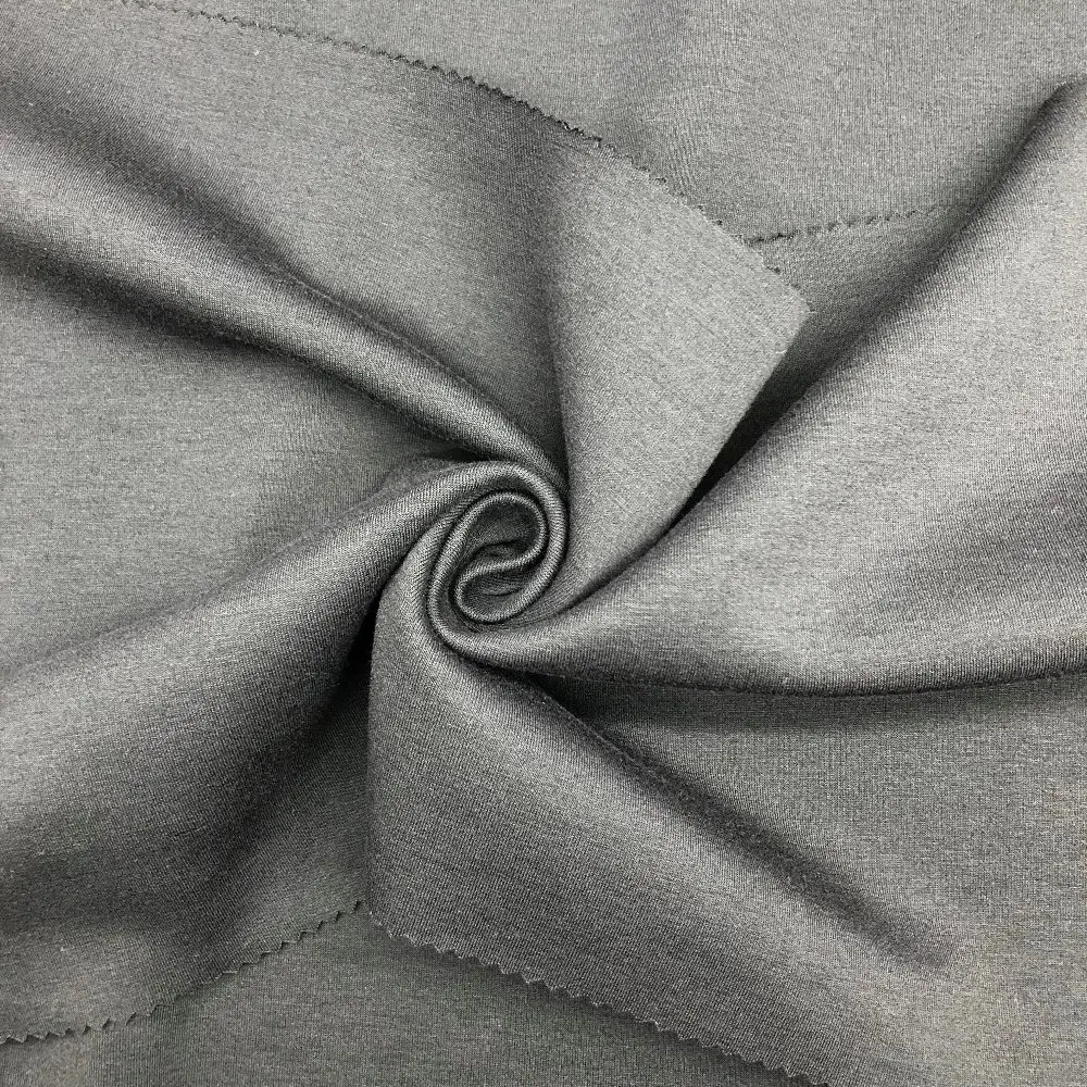 2023 High Quality New Design Weft knit clothing sports scuba 69% Polyester 25% Rayon 6% Spandex 350gsm 360gsm stretch fabrics