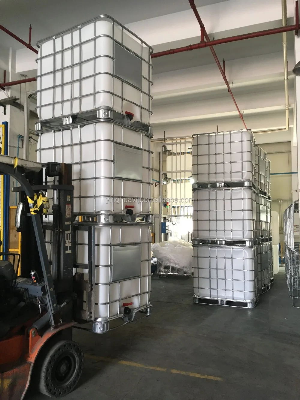 1000L Plastic Ibc Drums Barrel Plastic Handle Round Bucket Square Manufacturer White for Chemical Storage Eco-friendly Yinghua