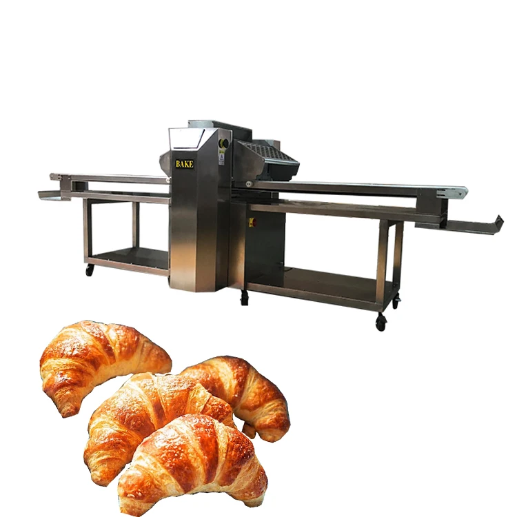 
Full automatic reversible belt pastry making machine croissant dough sheeter 