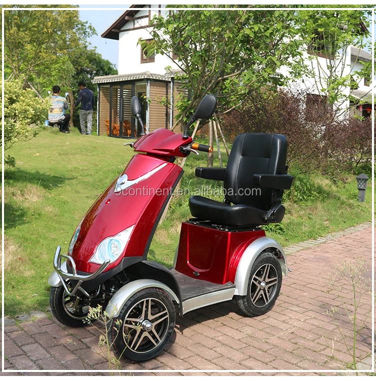 China electric motorcycle scooter 4 wheel for adults