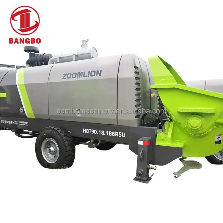  Лучший сервис использованный стационарный бетононасос Zoomlion