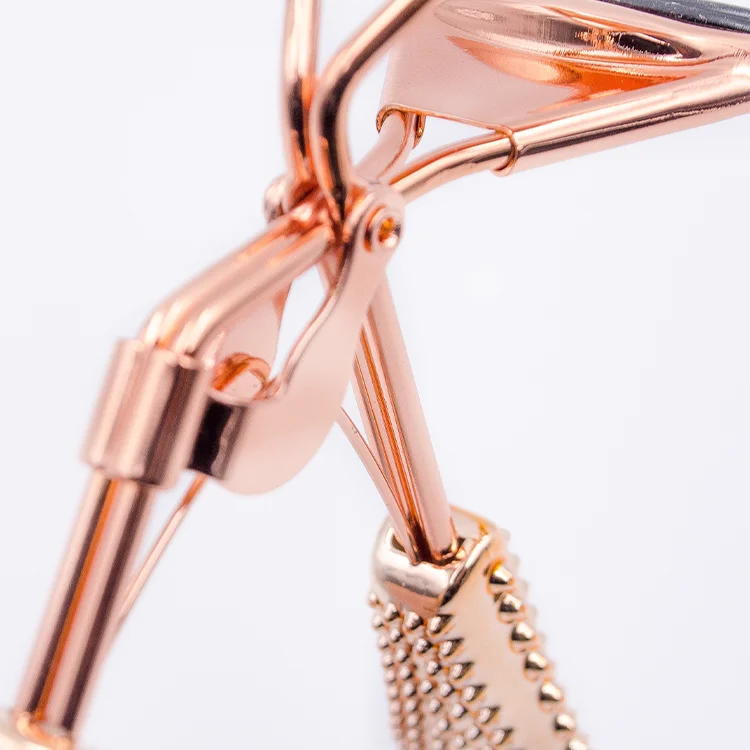 Wholesale Makeup Bling Rose Gold Eyelash Curler Low Moq Customized Private Label
